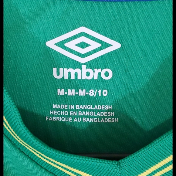 Umbro green and blue T-shirt - Picture 3 of 5